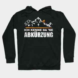 Ich kenne da 'ne Abkürzung Saying Mountainbike Jersey Hoodie